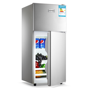 申花(SENUA)冷蔵庫1ドアドア小型冷蔵庫冷ややミナミ家庭用シルバ118