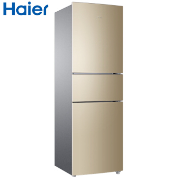 ハイアル/ハイア冷蔵庫空冷霜自動除霜家庭用冷蔵庫3ドア小型電気冷蔵庫ゴルド216昇空冷える