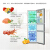 ハイアベル3つの冷蔵庫小型家庭用オフテテテ3オープン中にドアの温度が変化する冷凍電気冷蔵庫コダ系月光銀