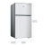 韩の上（VOK）BCD-106小さい冷蔵库のミニ106リット2つの家の电気冷蔵库は冷冻寮の小さい冷蔵库の银色です。