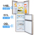 テシエ282リトル法式は、ガラド冷蔵庫の4つの電気冷蔵庫の2つのドア式に対応する家庭用省エネ静音BR-2 KR 50流光金です。
