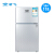 新飛（Freestec）小型冷蔵庫98 L 2つの家の寮は冷凍して冷凍してください。小さい冷蔵库の単开タイプのミニ电冷蔵库は新鲜な3つの冷蔵库の585 A 120両の扉の银色の银を节约します。
