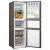 ミディア258リット冷蔵庫三門空冷クリームピントの温度制御電気冷蔵庫25 WDM 3開門省エレネ電力小冷蔵庫小型冷蔵庫