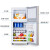 チゴ138/108 L电気冷蔵库の小型の2つの扉のミニ冷蔵库の家庭の寮は冷冻しています。節電気のBCD-108のシルバーを節約します。