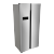 コマ・ダダ453リトルの音开け电气冷蔵库の空冷无伤な机体の大容量双开门家庭用エコーBRD-45 WFK 1 DQ