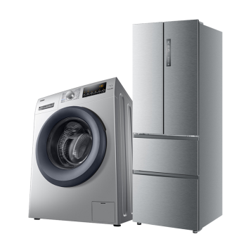 ハイアル／ハイアル冷蔵庫洗濯機セク312リットエーア冷凍庫9キロの周波数を変えました。ドラム洗濯機は全自動家庭用です。