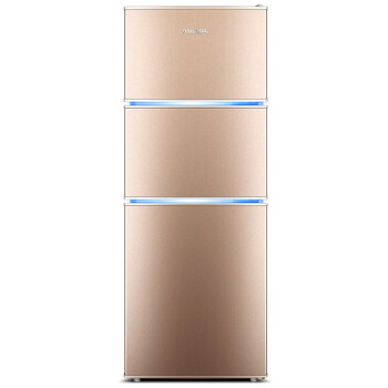 韩国の近代的な冷蔵库の小型の3つの108リントは冷冻して家庭用のミニフス用寮の小型の冷蔵の省エネルBD-18 HCMC 108つの深い空の金を冷蔵します。