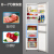 スカイワス195リットの3つの冷蔵库の中のドアのソフト冷冻室の省エネ保存家庭用小型冷蔵库(银)BD-195 T
