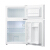 ミディア88リットレイン冷蔵賃貸事務室家庭用冷凍冷蔵庫小型省エネ静音不敷(白)BCD-88 CM