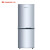 上菱（SHANGLING）183リトルの双門冷蔵庫の小型静音小冷蔵庫の家庭用電気冷蔵庫二つのBCD-183 Dフレッシム銀