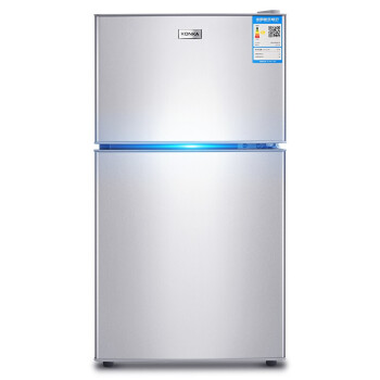 コンカ(Con ka)BCD-50 GY 2 S 50リトル冷蔵庫小型双門舎冷蔵2両オープンミンニ冷蔵庫銀色