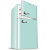恵康（HICON）108 L冷蔵の小型家庭用ツィン亜冷蔵庫の寮冷蔵冷凍カラのレトロの小型冷蔵庫BD-108高級な縁取り-ミントリン-レベルアールノートノートノートノート