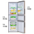 新飛（Freesstec）209リトル3ドア冷蔵庫家庭節電静音軟冷冻蔵庫BD-29 DK