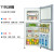 ハイアル/ハーイアール冷蔵庫118リット2ドアミニホーム用省エネ冷蔵庫2つBD-18 TMPA
