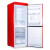 グランス178リットル小型家庭用化粧品冷蔵庫ダブルドアファッションデザインレトロ冷蔵庫シンプルBCD-178 F 178リットル貴族の魅力レトロ標準装備（赤色）