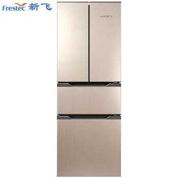 新飛（Freesstec）280リケルのフーレン風ガラストール冷蔵庫に家庭用冷蔵を開けて静音保存分類に保存します。BCC-280 K 7 AT。