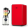【紅葉が赤い】冷蔵庫+Vシリーズの壁割り機